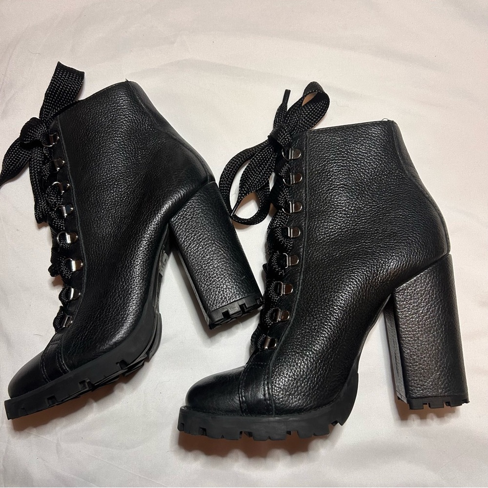 SCHUTZ Black Heeled Boots